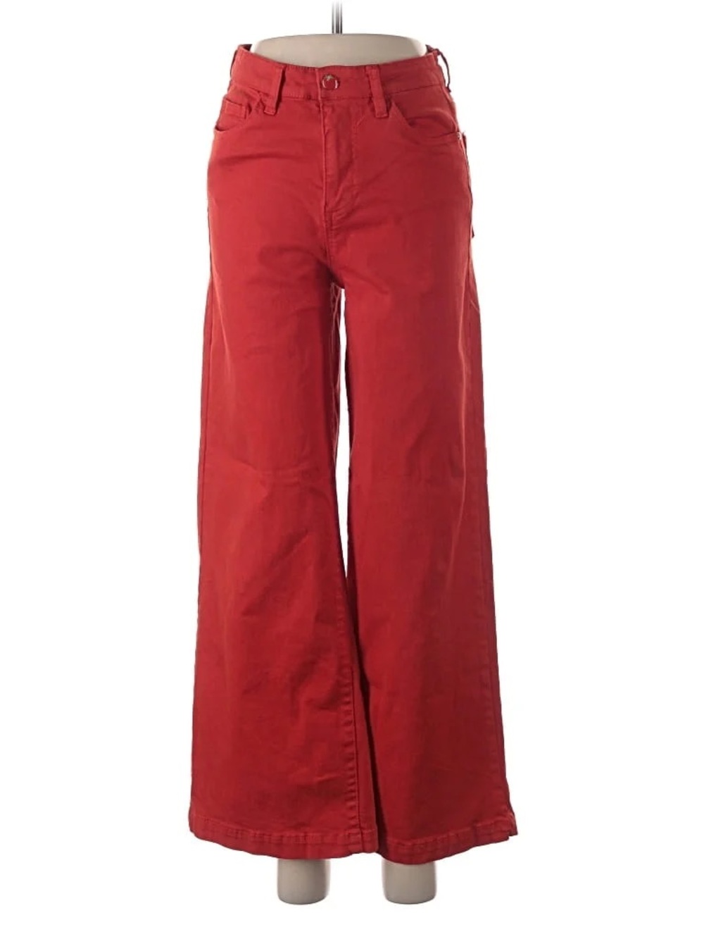 OAT High Rise Wide-Leg Red Women’s Jeans